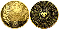 100 rubles 2014 XXX Olympiad of 2012 in London. Gilded