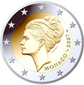 2 euro 2007 Monaco, 25th Anniversary of the Death of Grace Kelly