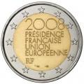 2 euro 2008 France, French Presidency of the Council of the European Union