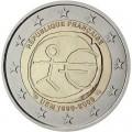 2 euro 2009 Ten years of Economic and Monetary Union, France
