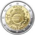 2 euro 2012 10th Anniversary of Euro, Malta