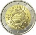 2 euro 2012 10th Anniversary of Euro, Slovakia