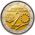 2 euro 2014 Andorra 20 Years in the Council of Europe