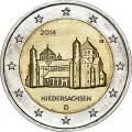 2 euro 2014 Germany St. Michael's Church in Hildesheim, Lower Saxony
