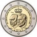 2 euro 2014 Luxembourg. 50th Anniversary of Grand Duke Jean Accession to the Throne