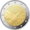 2 euro 2015 France. 70 years of peace in Europe