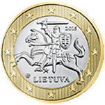 1 euro Lithuania